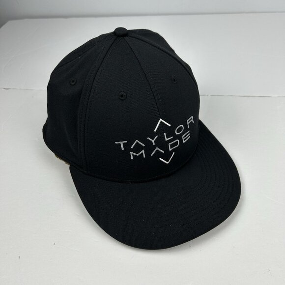 TaylorMade Snapback Hat Lifestyle Golf Cap Black - Picture 5 of 9